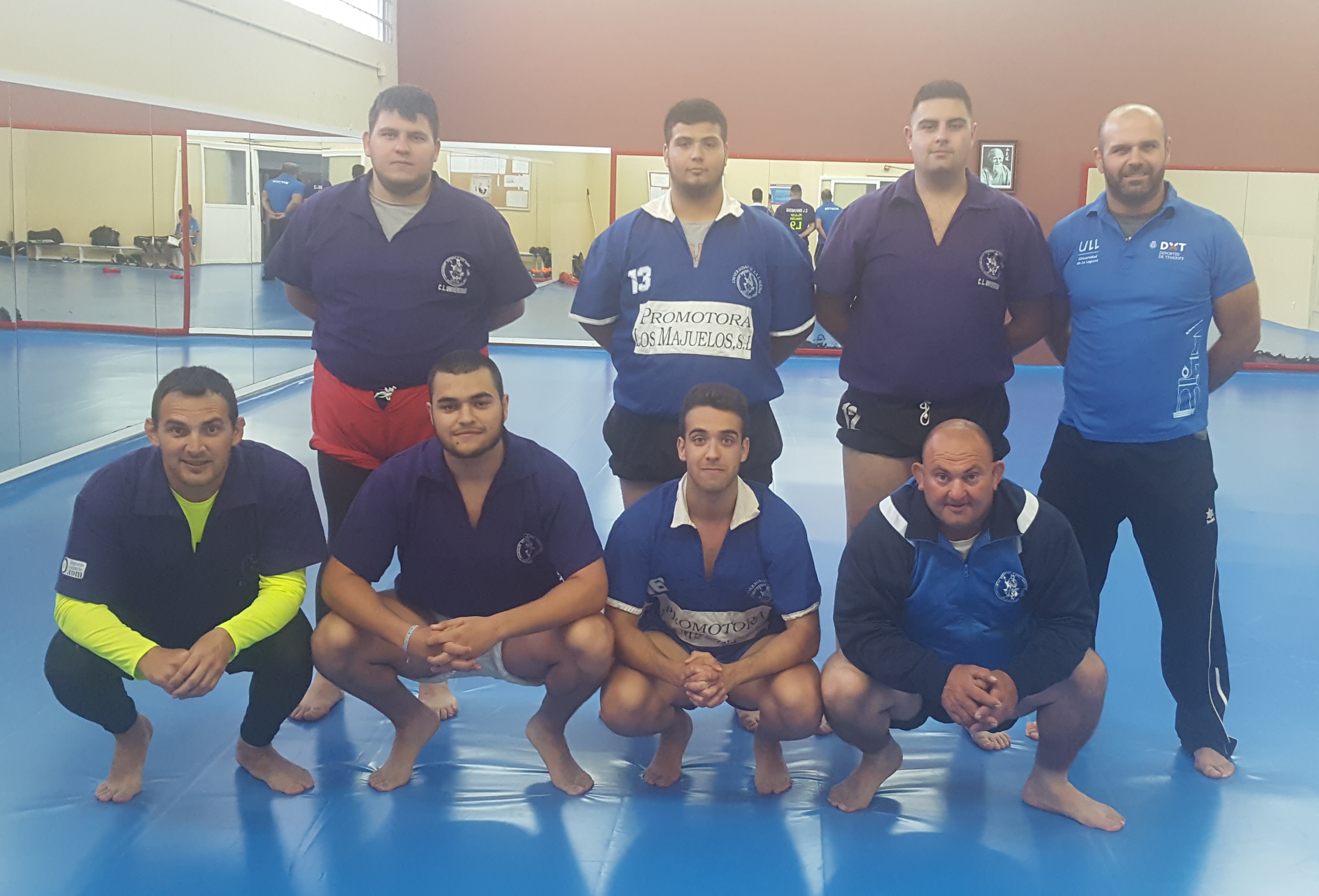 Equipo de lucha canaria universitario