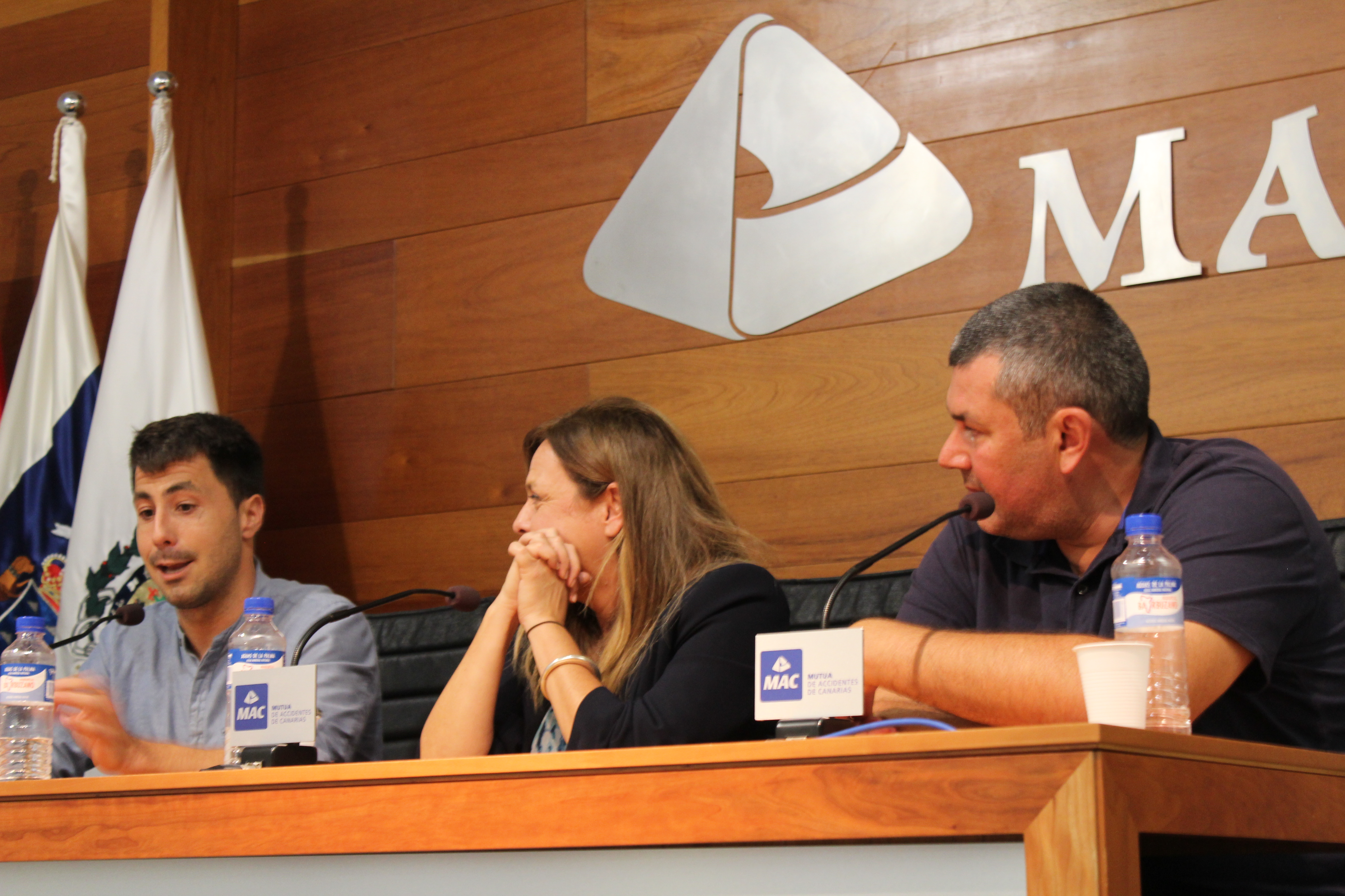 David Cuesta, Beatriz Rodríguez y Daniel Millet.