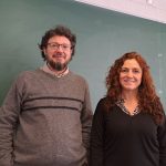 Joaquín Sánchez Lara y Lidia Fernández Rodríguez impartieron una charla dirigida a alumnado especializado en Matemáticas