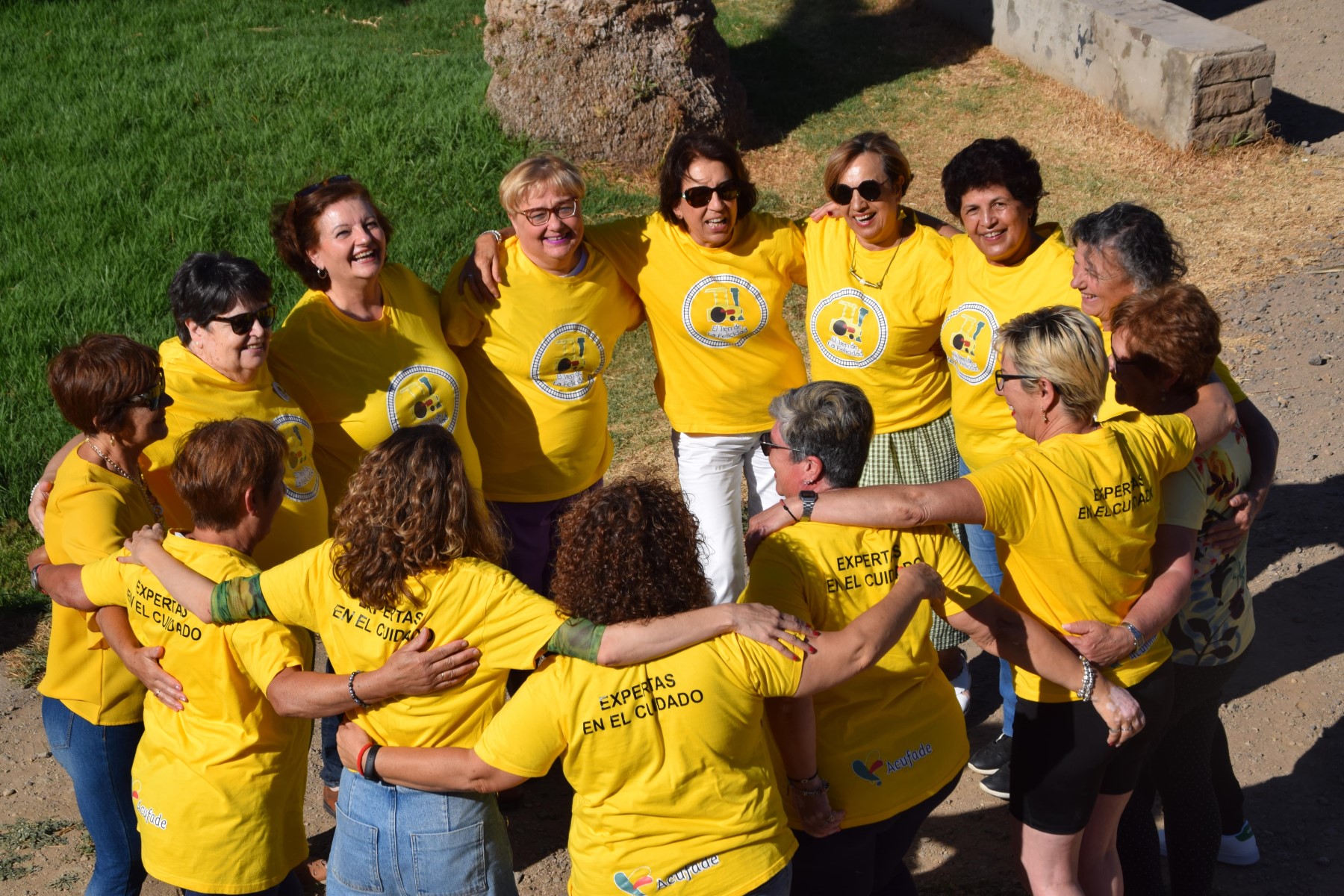 Cuidadoras de la Asociación El Tren de la Felicidad.